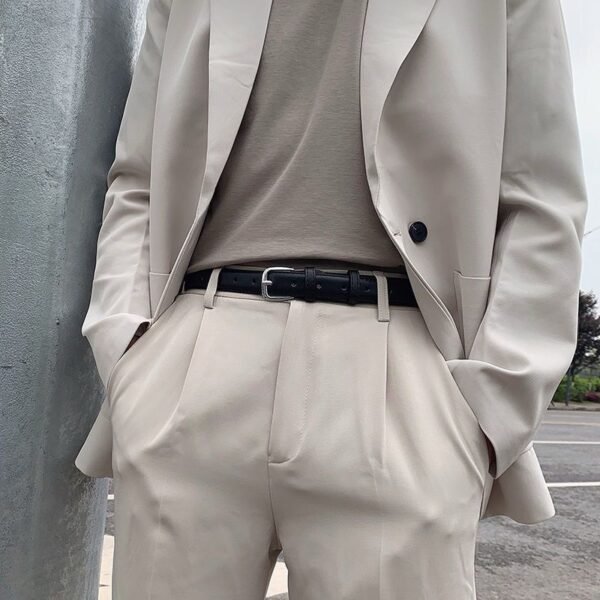 Minimal Skinny Oxford Belt