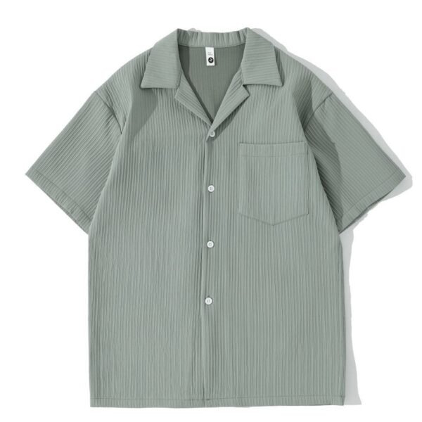 Japanese retro Cuban collar shirt
