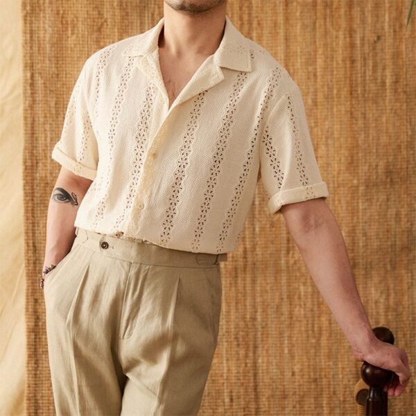 Old Money Hollow Versatile Cuban Shirt